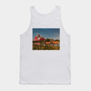 Horses by the Barn Tank Top